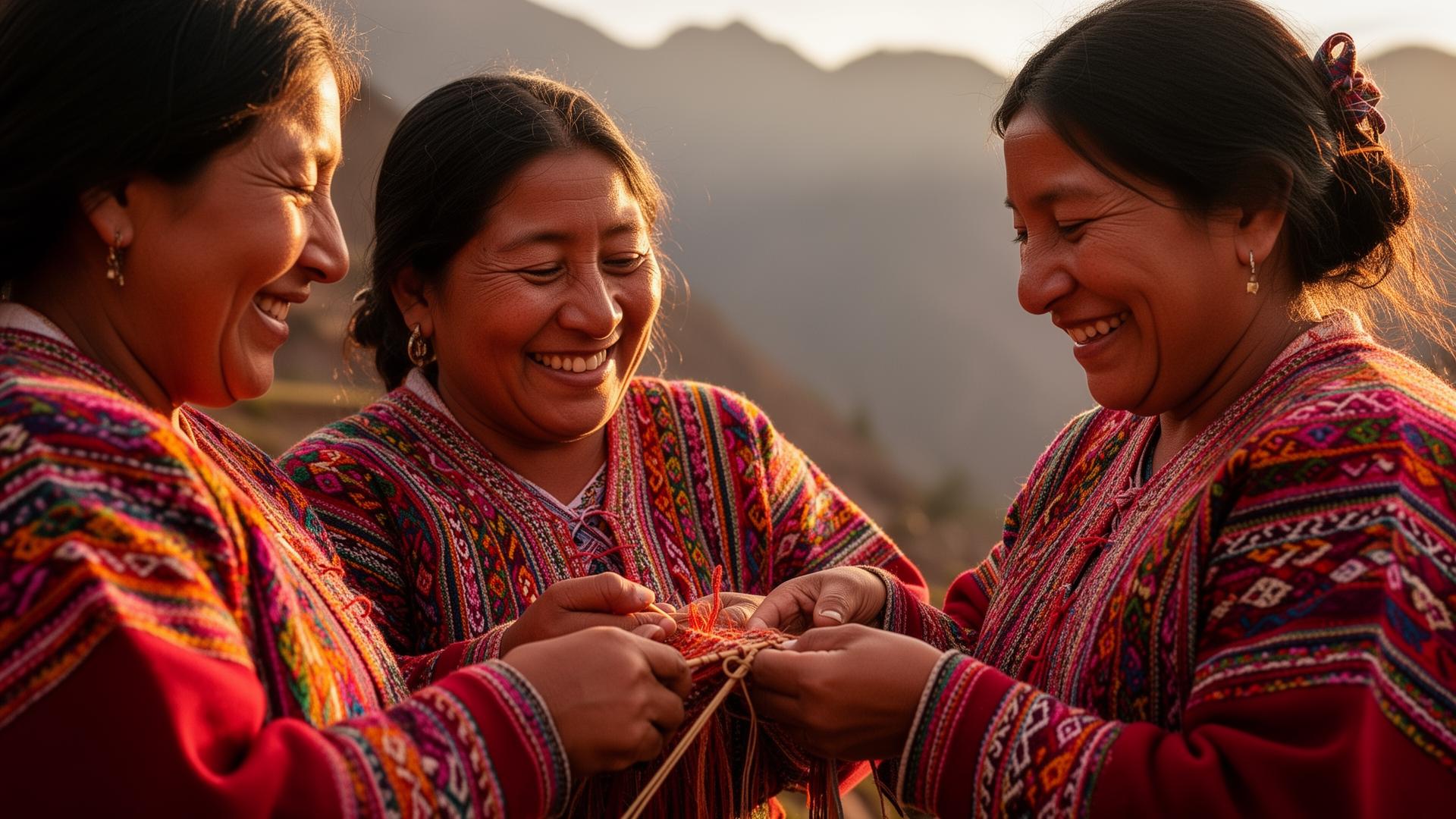 Misminay community gathering in the Sacred Valley, Peru